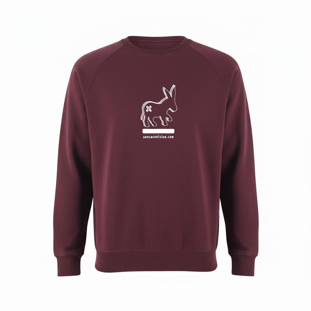 Maglia Girocollo Logo Uomo Bordeaux