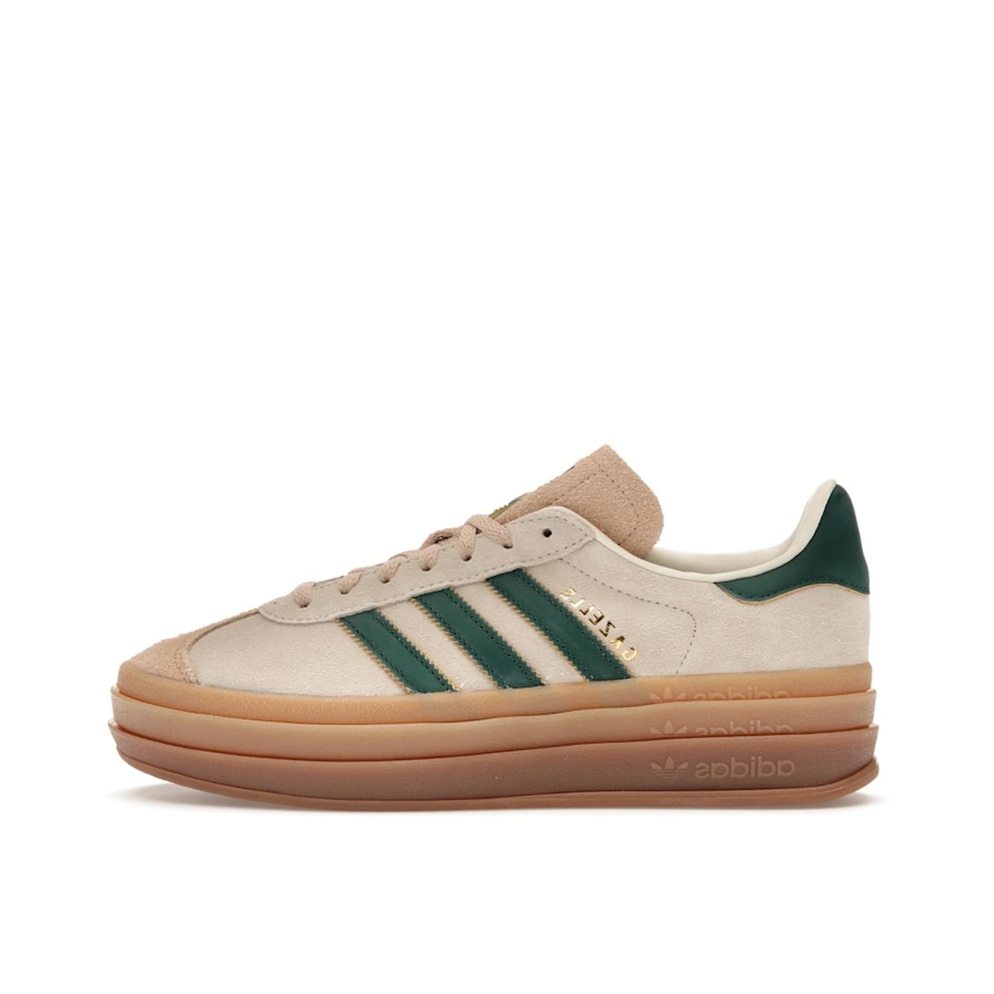 adidas Gazelle Bold Magic Beige Collegiate Green (Women's)