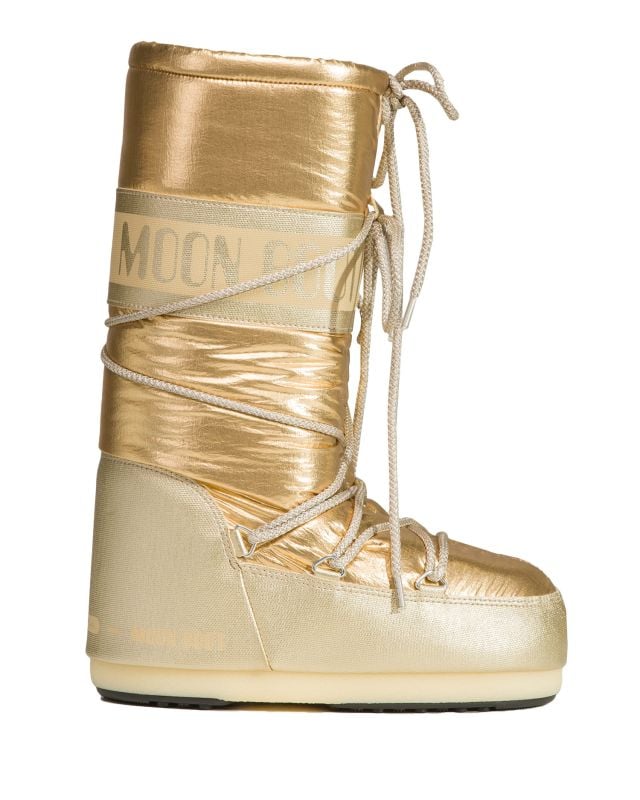 MOON BOOT ICON MET GOLD SNOW BOOT