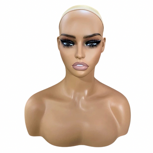 Realistic Pro Mannequin Head For Wig Sellers