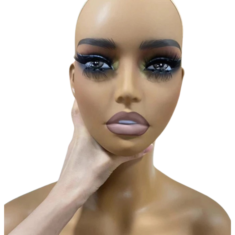 Realistic Pro Mannequin Head For Wig Sellers