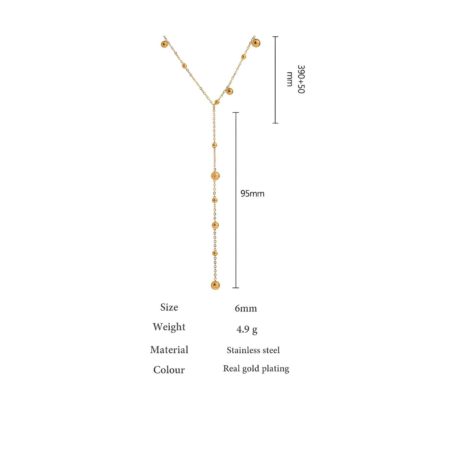 BEHI ROVENA long NECKLACE