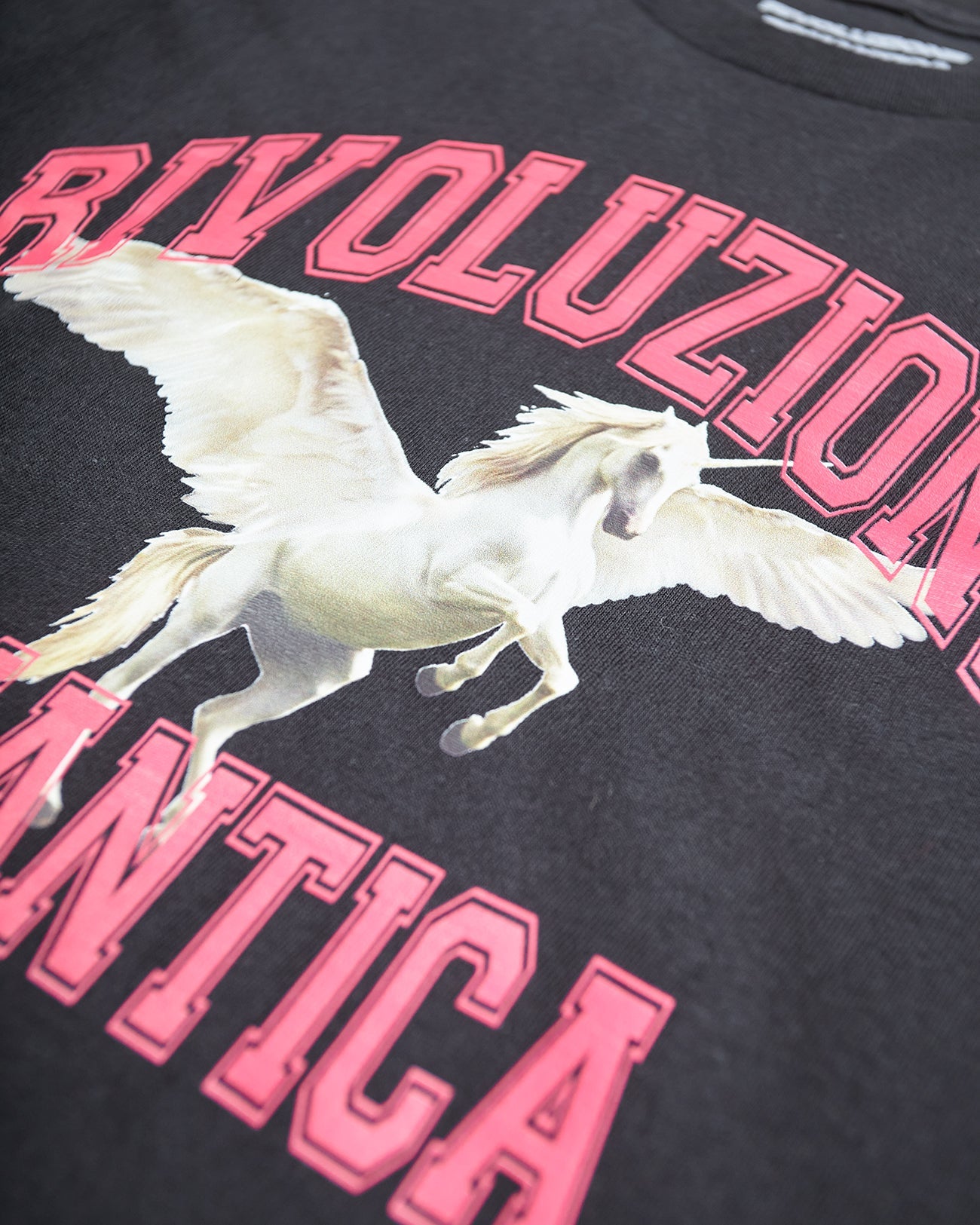 T-shirt Unicorn Nera