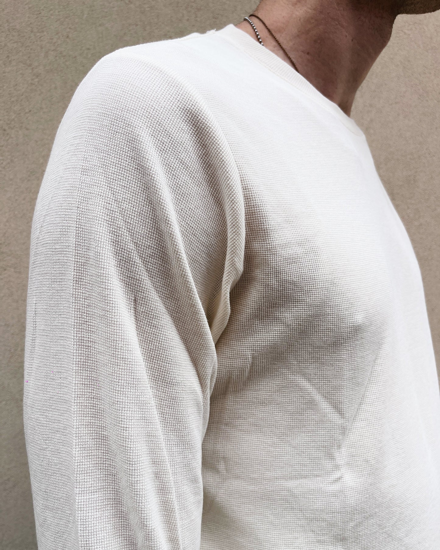 Longsleeve Waffle Clive Bianca