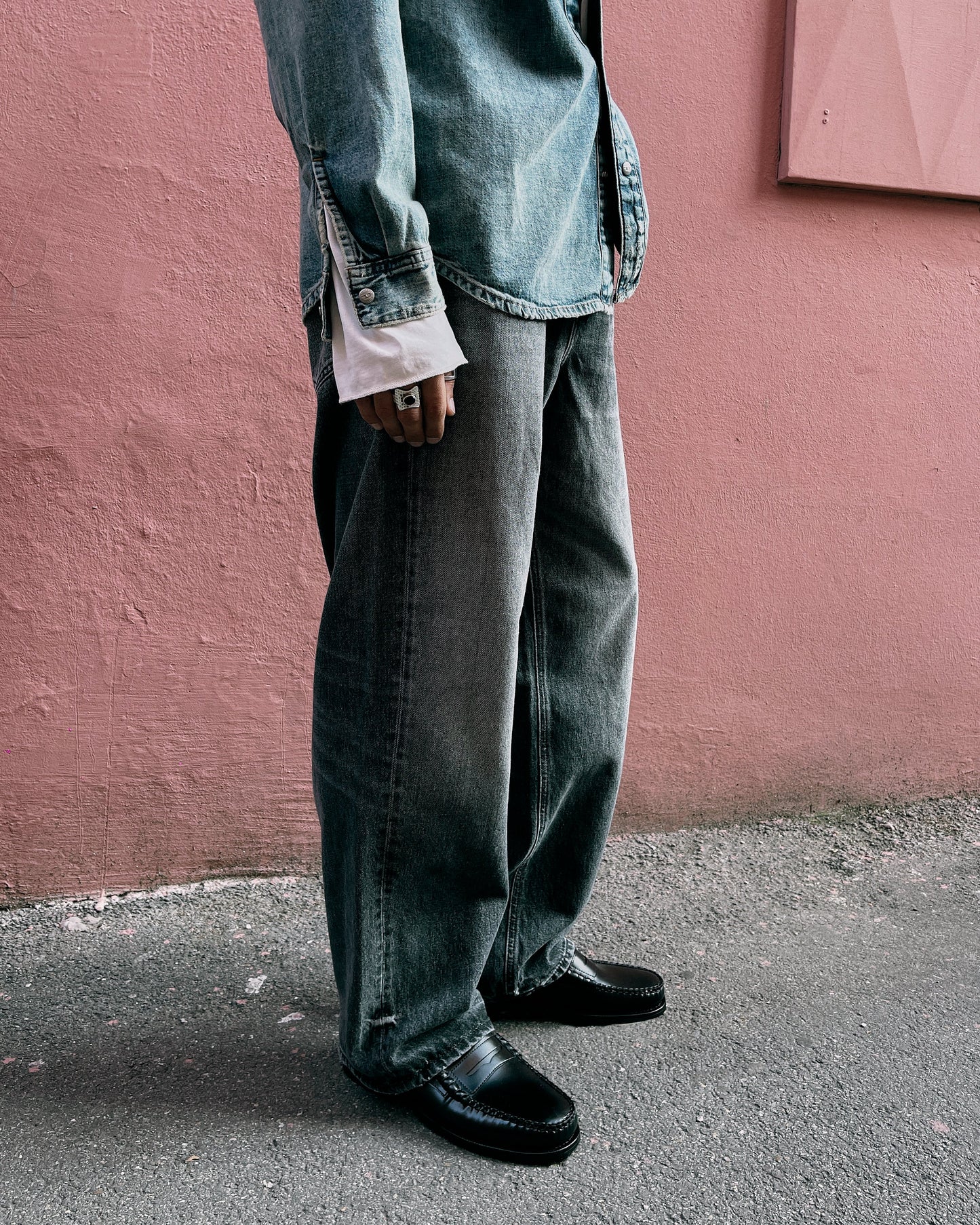 Jeans 2001 D-Macro Denim Nero