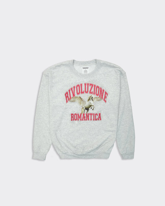 Felpa Girocollo Unicorn Grigia