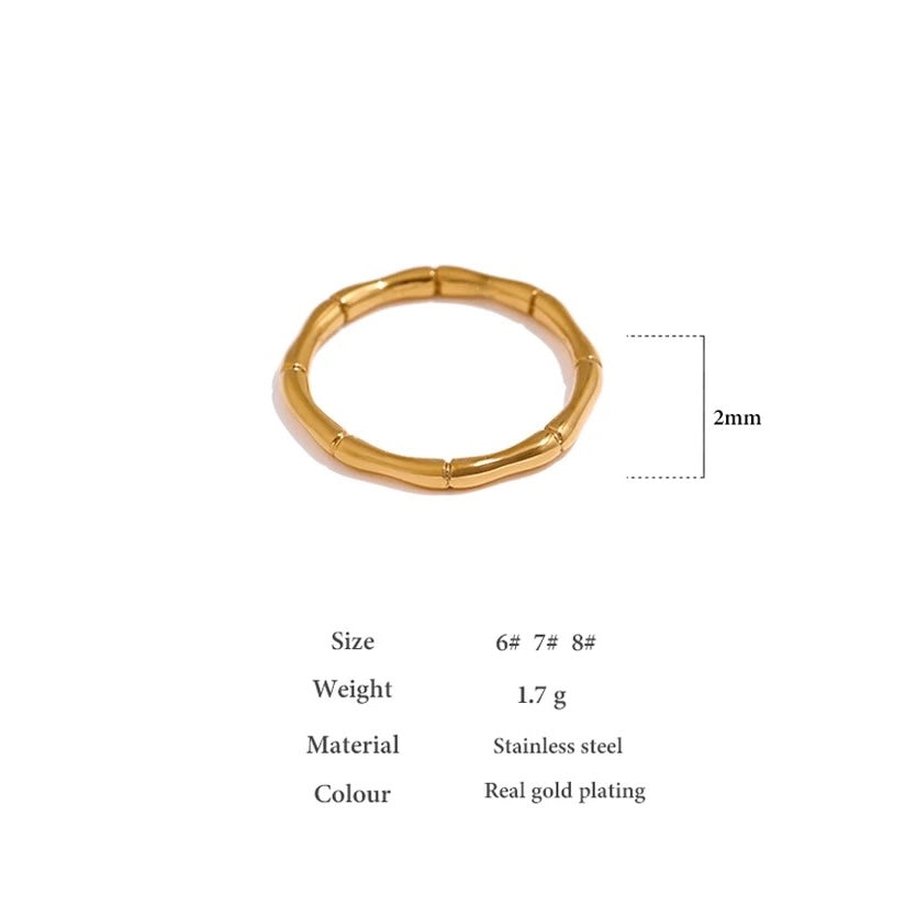 BEHI BAMBOO Ring