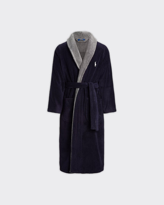Accappatoio Cruise Back Logo Blu