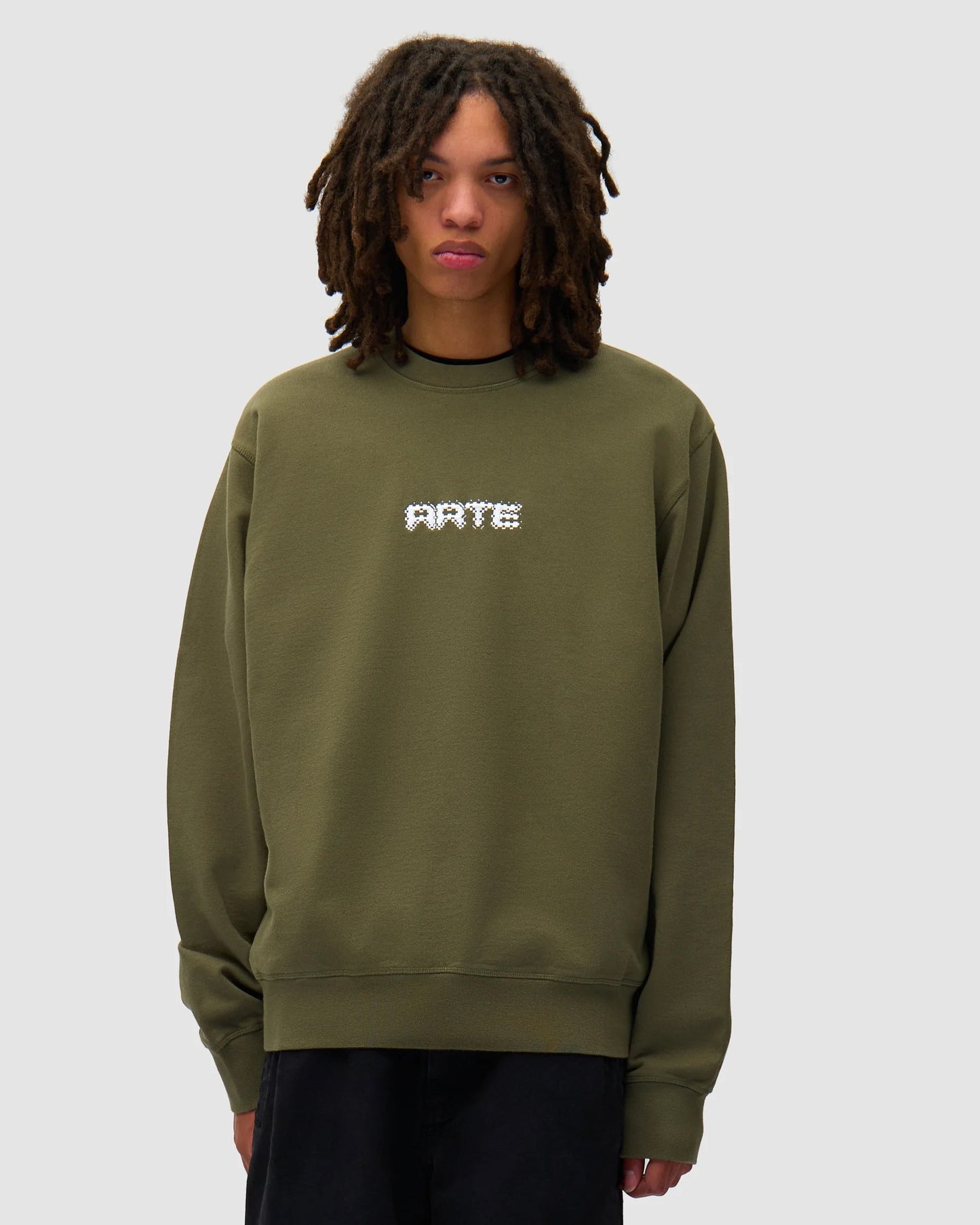 Crewneck Pixel Verde