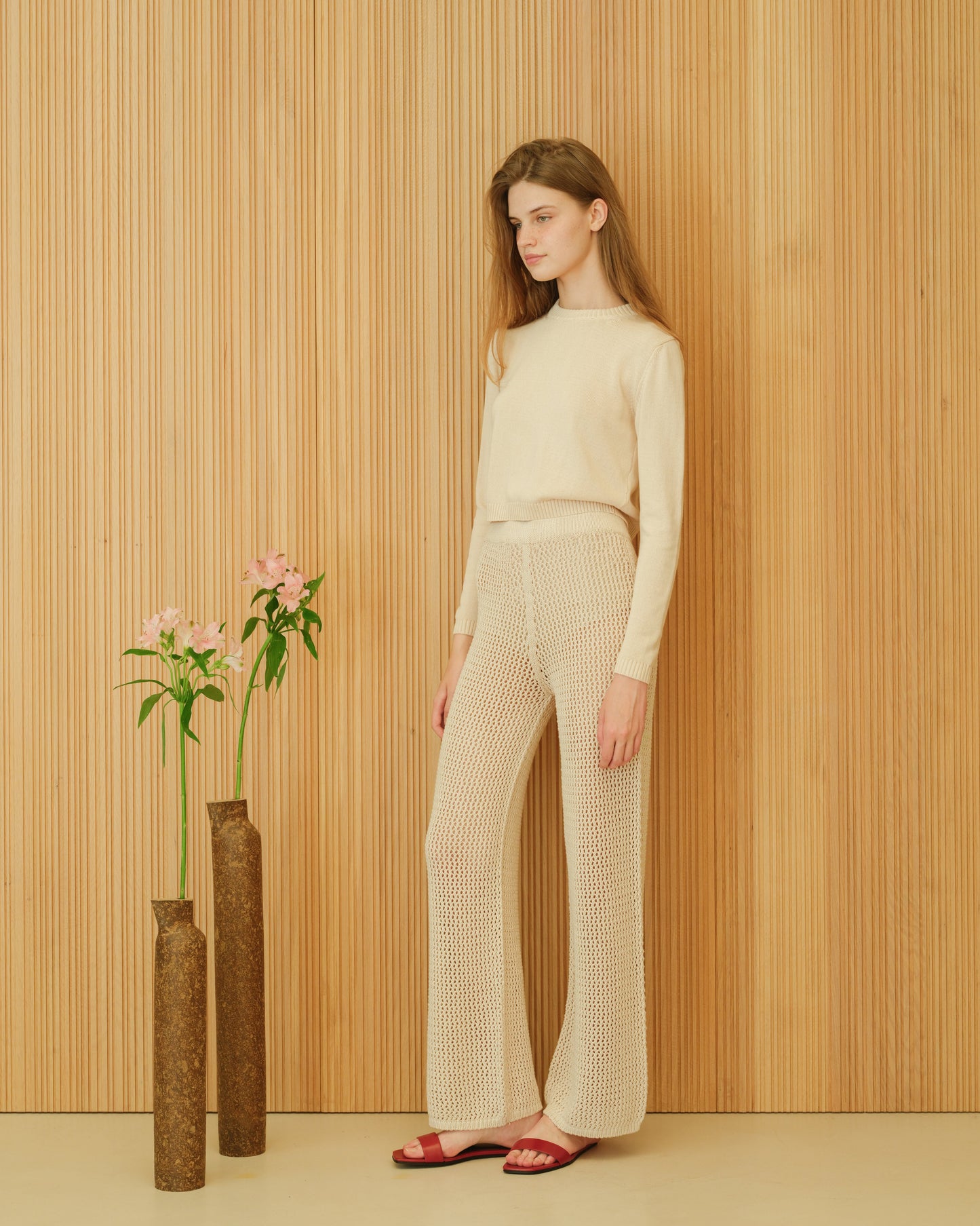 Fine Cotton Crochet Pants