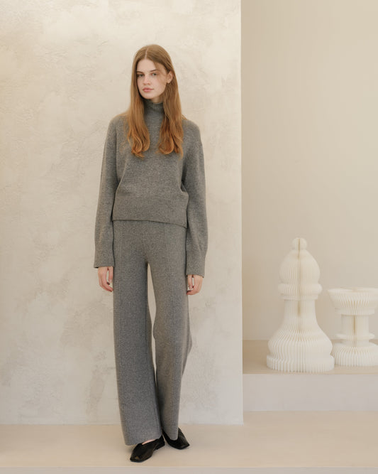 Cashmere Mix Turtleneck Sweater