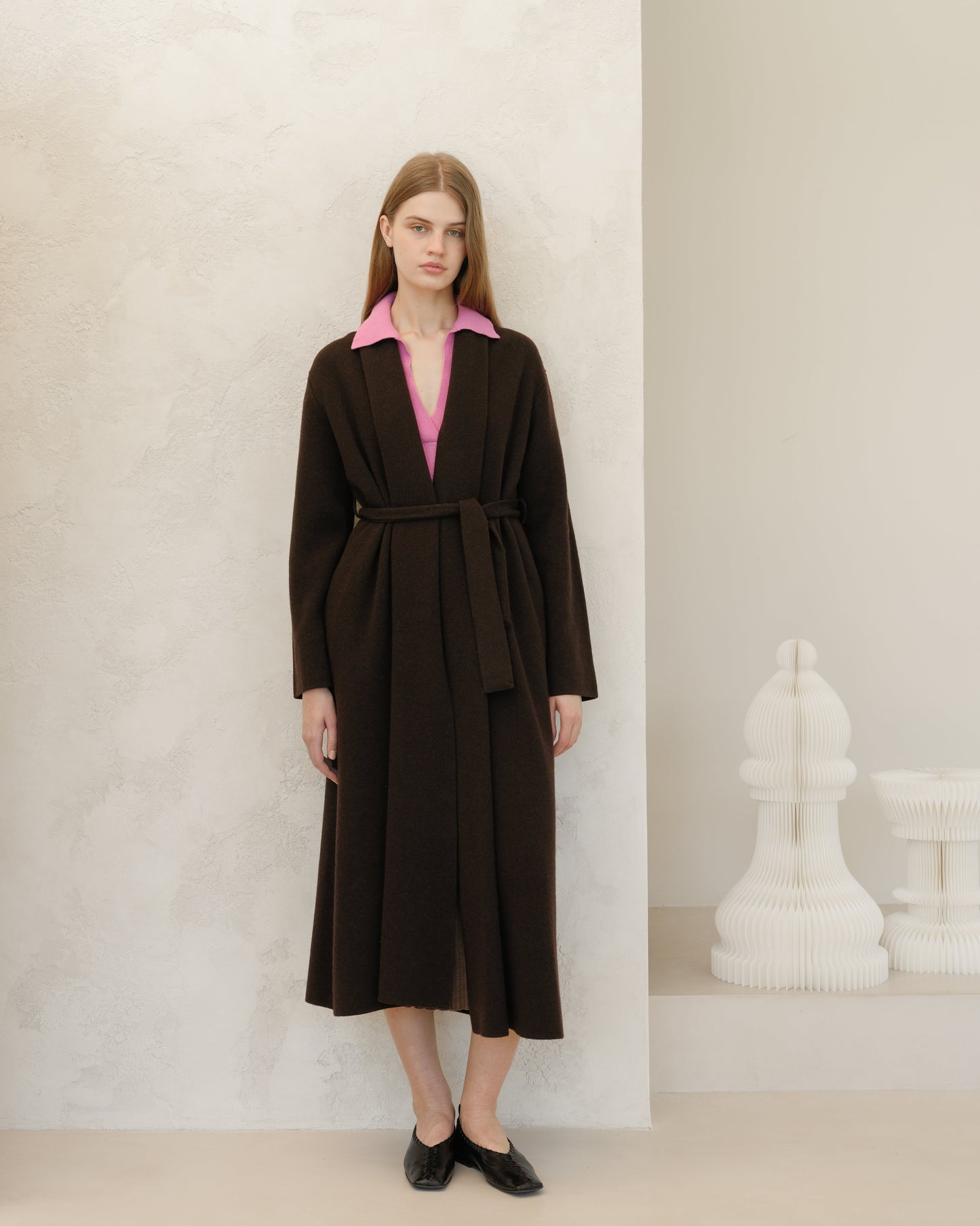 Cashmere Mix Polo Knit