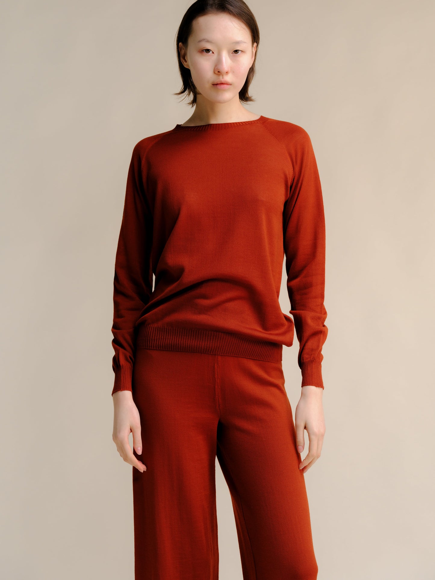 Extra Fine Merino Wool Crewneck Sweater (3D-Knit)