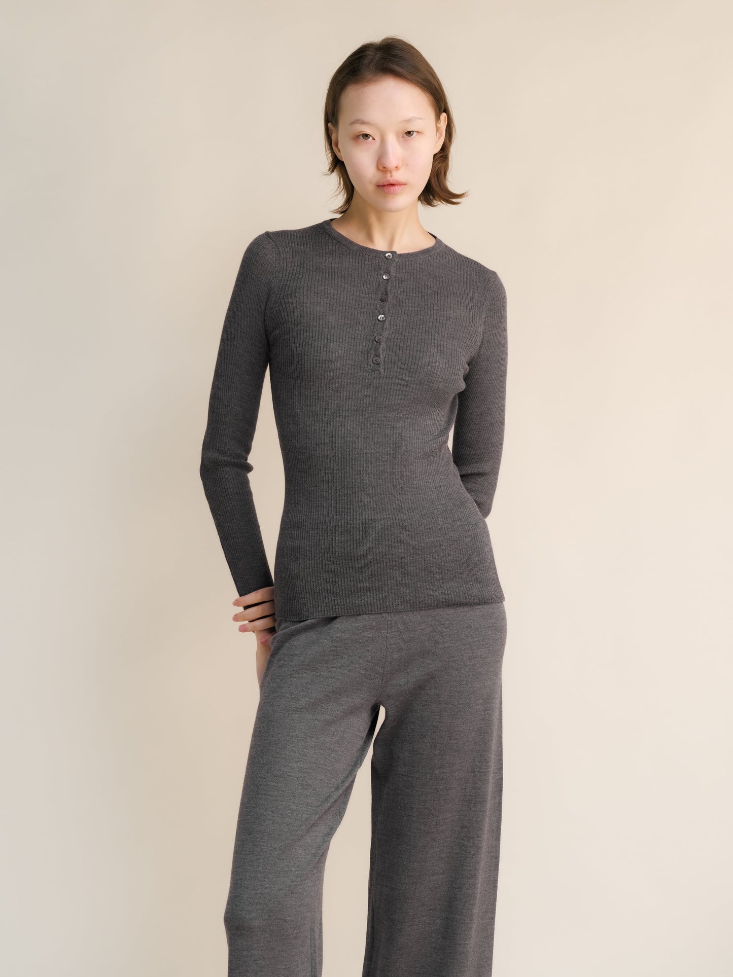 Extra Fine Merino Ribbed Fine Sweater