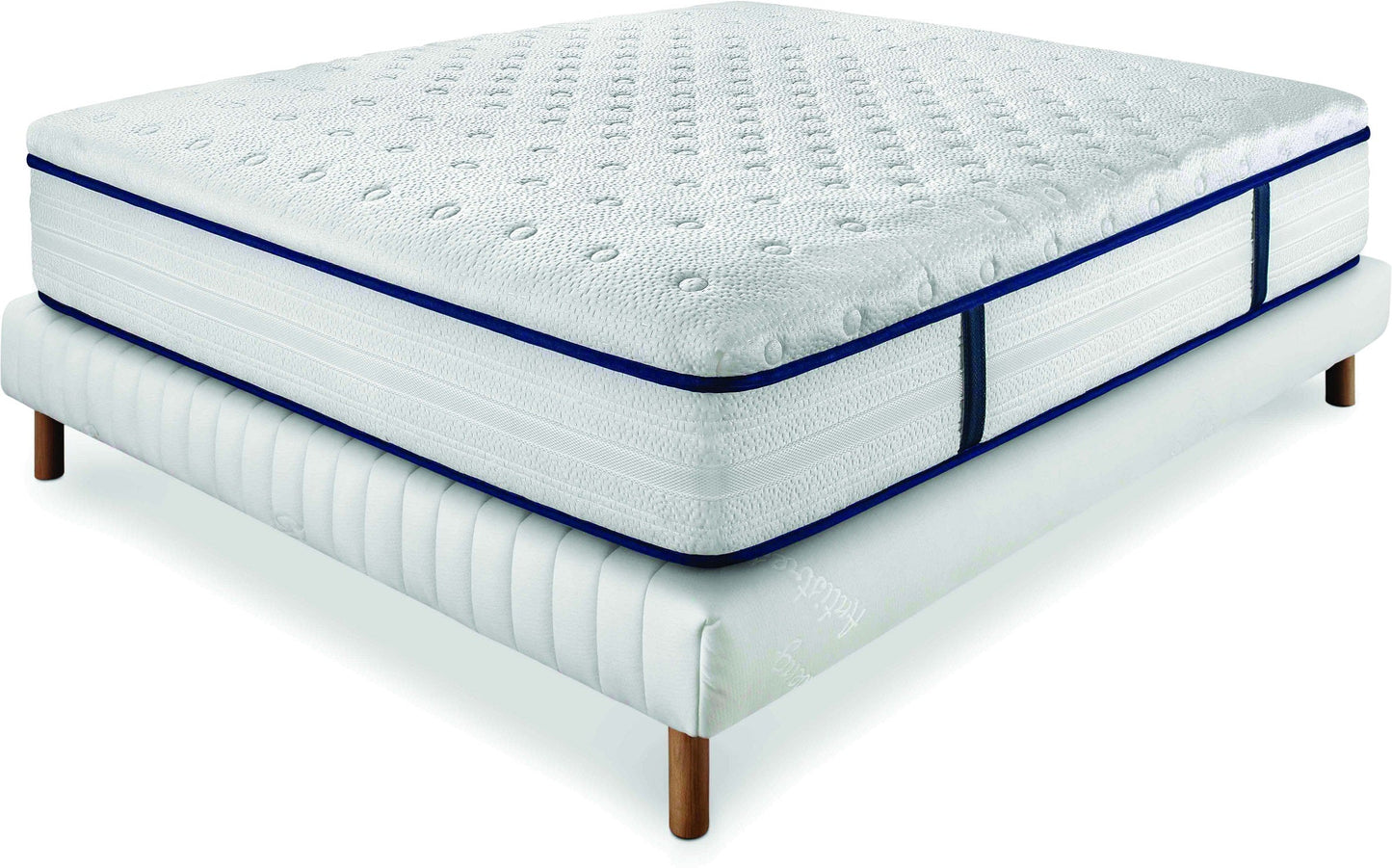 Materasso king size a molle insacchettate più Topper in memory removibile H35 cm - GIOVE