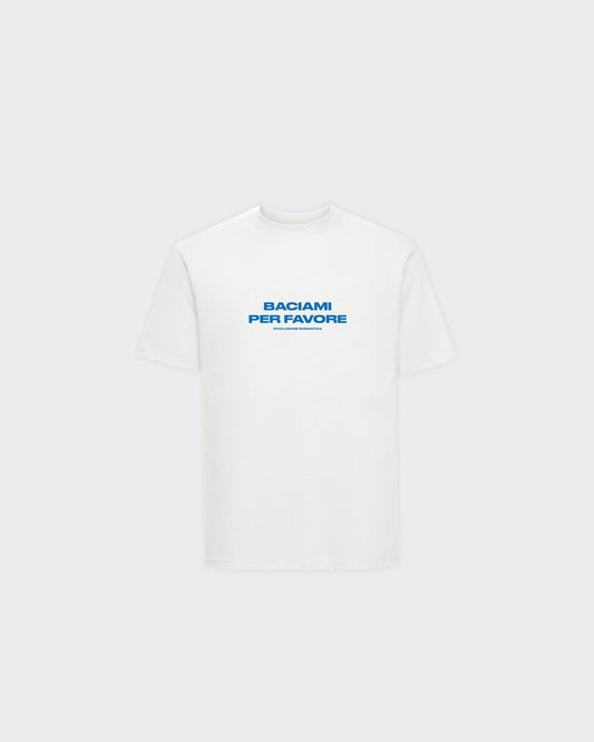 T-Shirt Baciami Per Favore Bianca