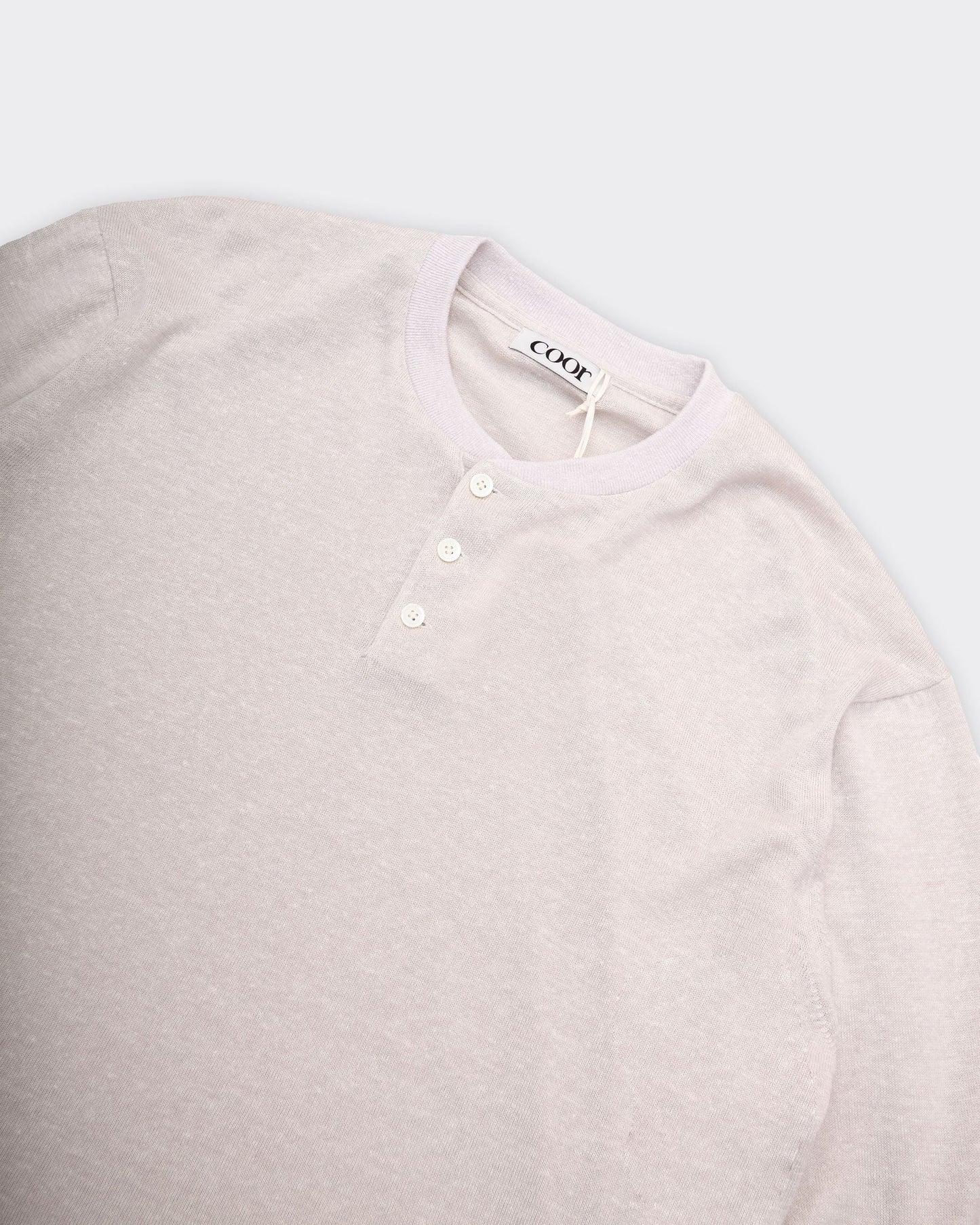 Longsleeve Linen And Wool Oatmeal