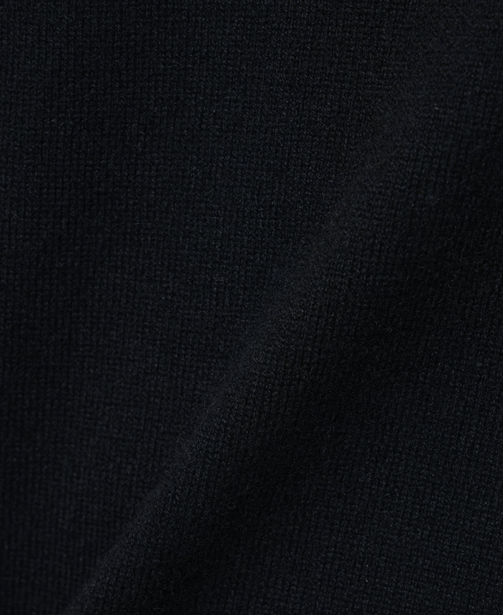 Cashmere Mix Red Ribbed Beanie