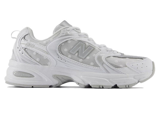 New Balance 530 Silver Metallic Polka Dots