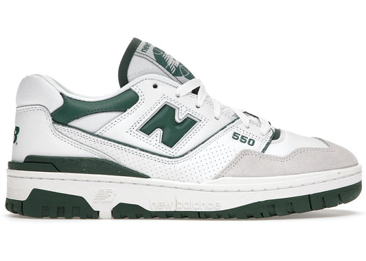 new balance 550 white green