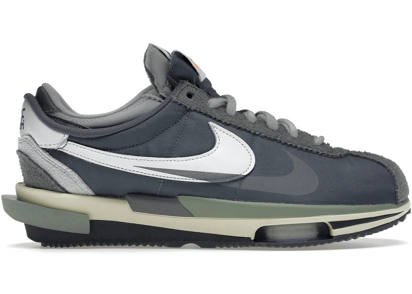 nike zoom cortez sp sacai iron grey
