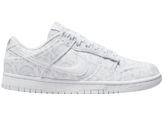 nike dunk low white paisley (w)