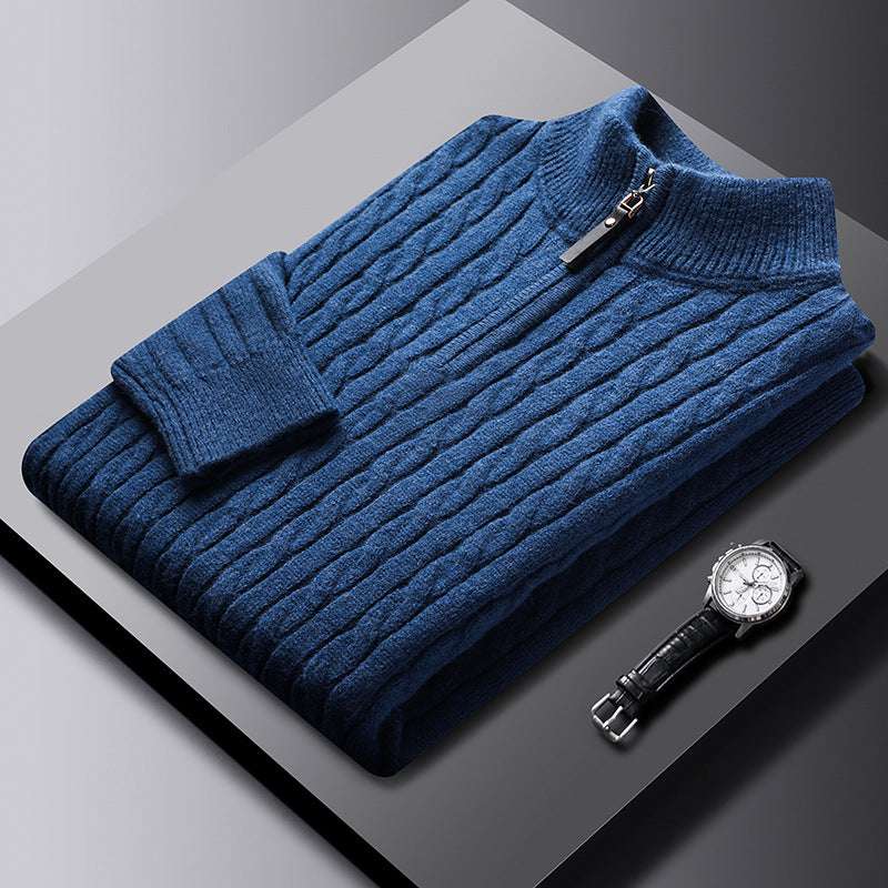 Maglione con Mezza Zip Uomo - Old Money®