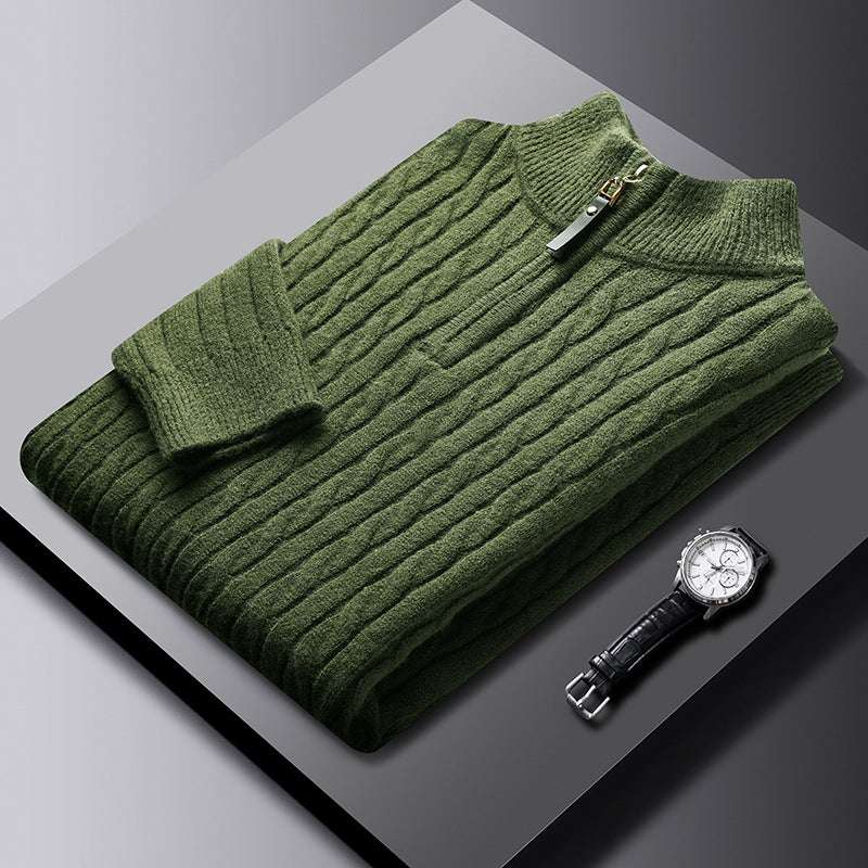 Maglione con Mezza Zip Uomo - Old Money®