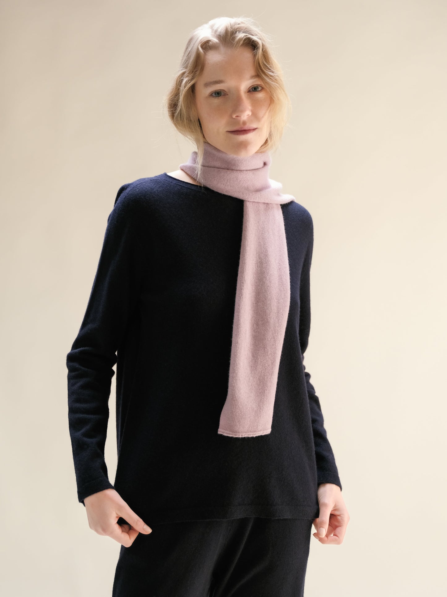 Cashmere Mix Jabot