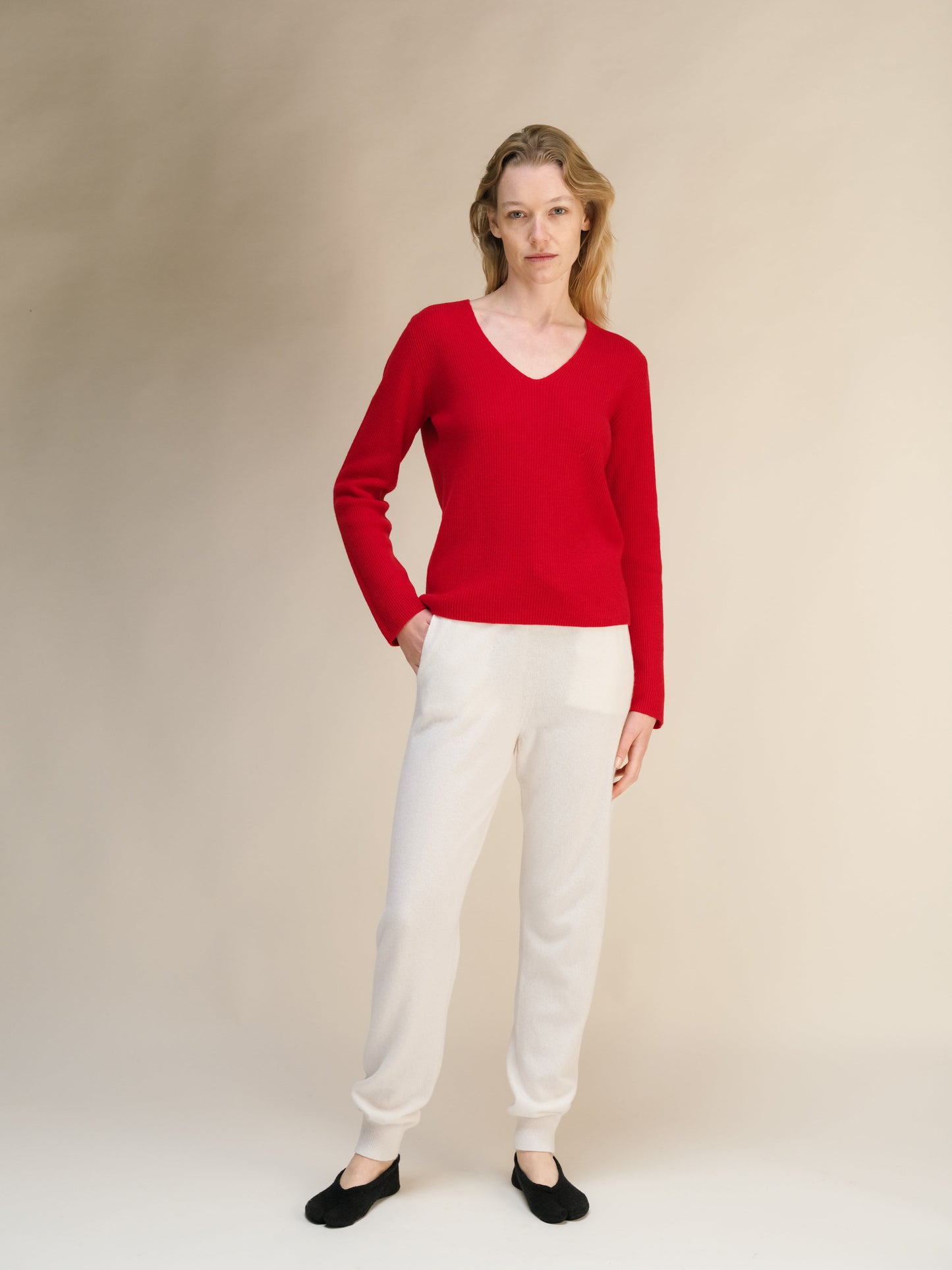 Cashmere Mix Yoga Pants (3D-Knit)