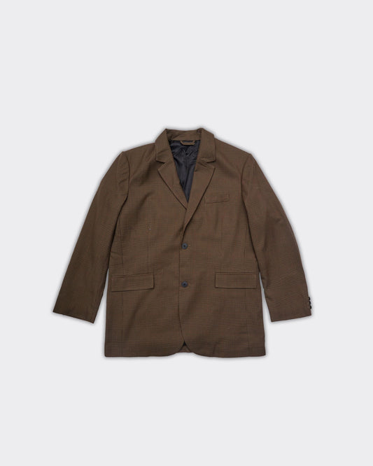 Blazer James Houndstooth Check Marrone