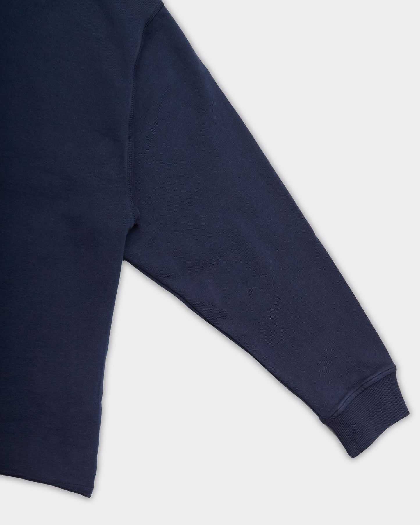 Felpa Studio Crop Blu