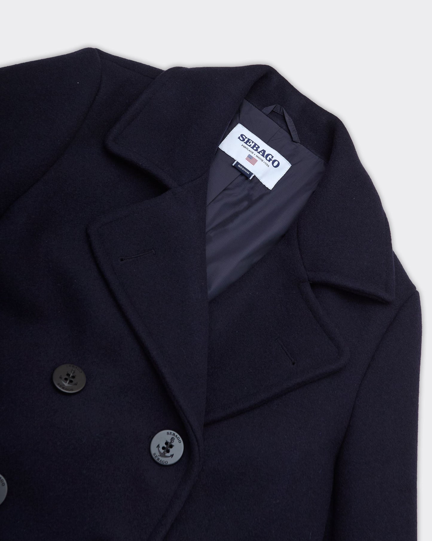 Giacca Reefers Caban Bonded Blu