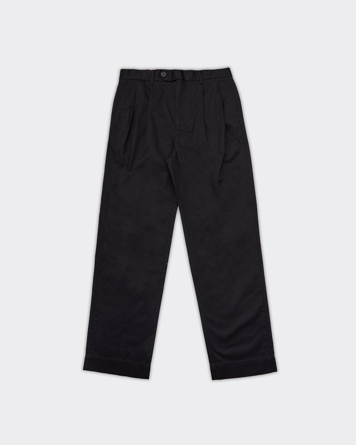 Pantalone Adam Pleat Loose Nero