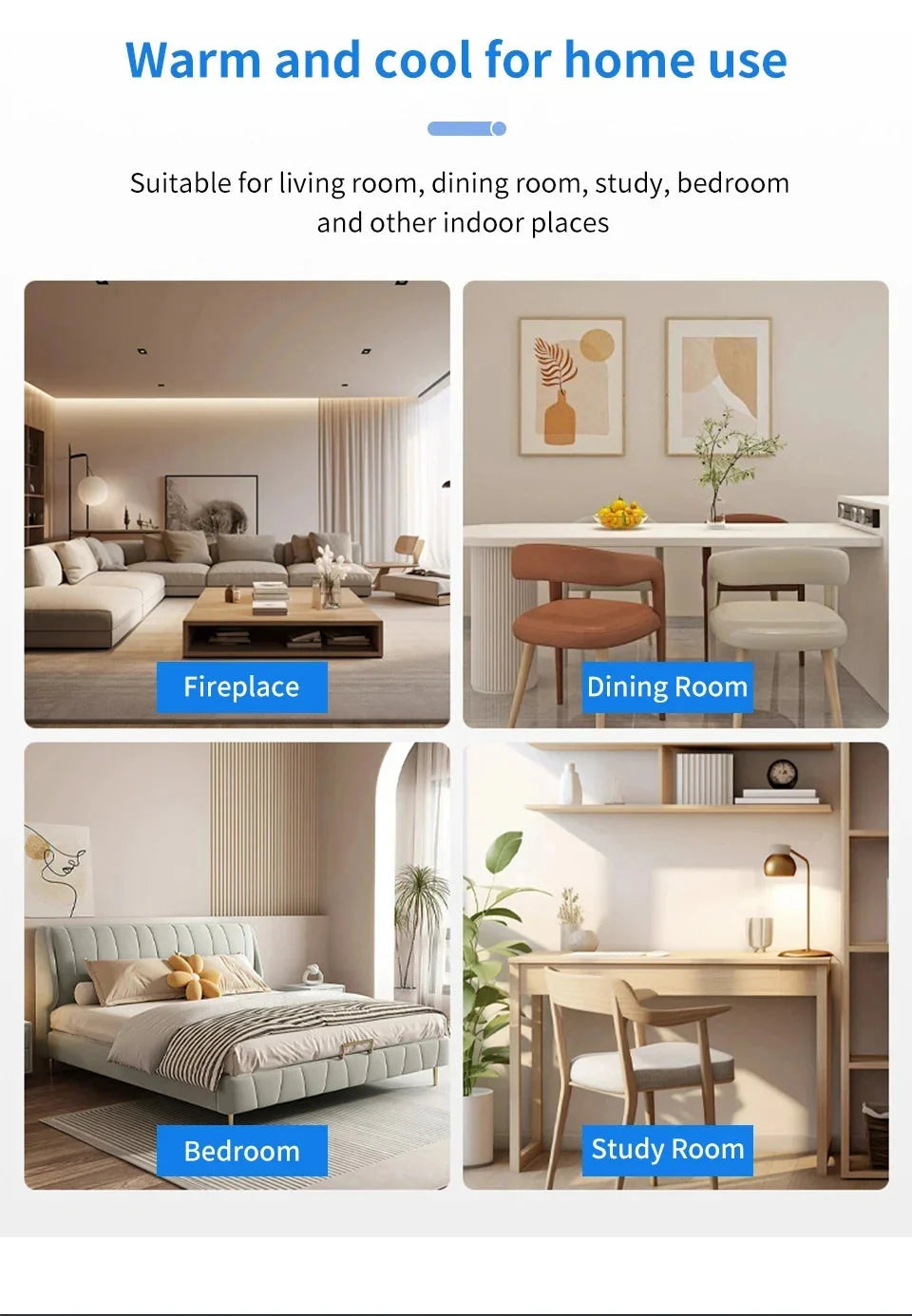 2 In 1 Ceiling Fan Lamps 3 Speeds Adjustable E27 Base Infinitely Dimmable for Living Room Bedroom Study LED Decorative Light