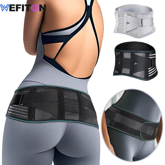 1PCS Back Brace Belt - Adjustable Lumbar Support for Lower Back Pain - Breathable, Comfortable,and Ideal for Work & Everyday Use