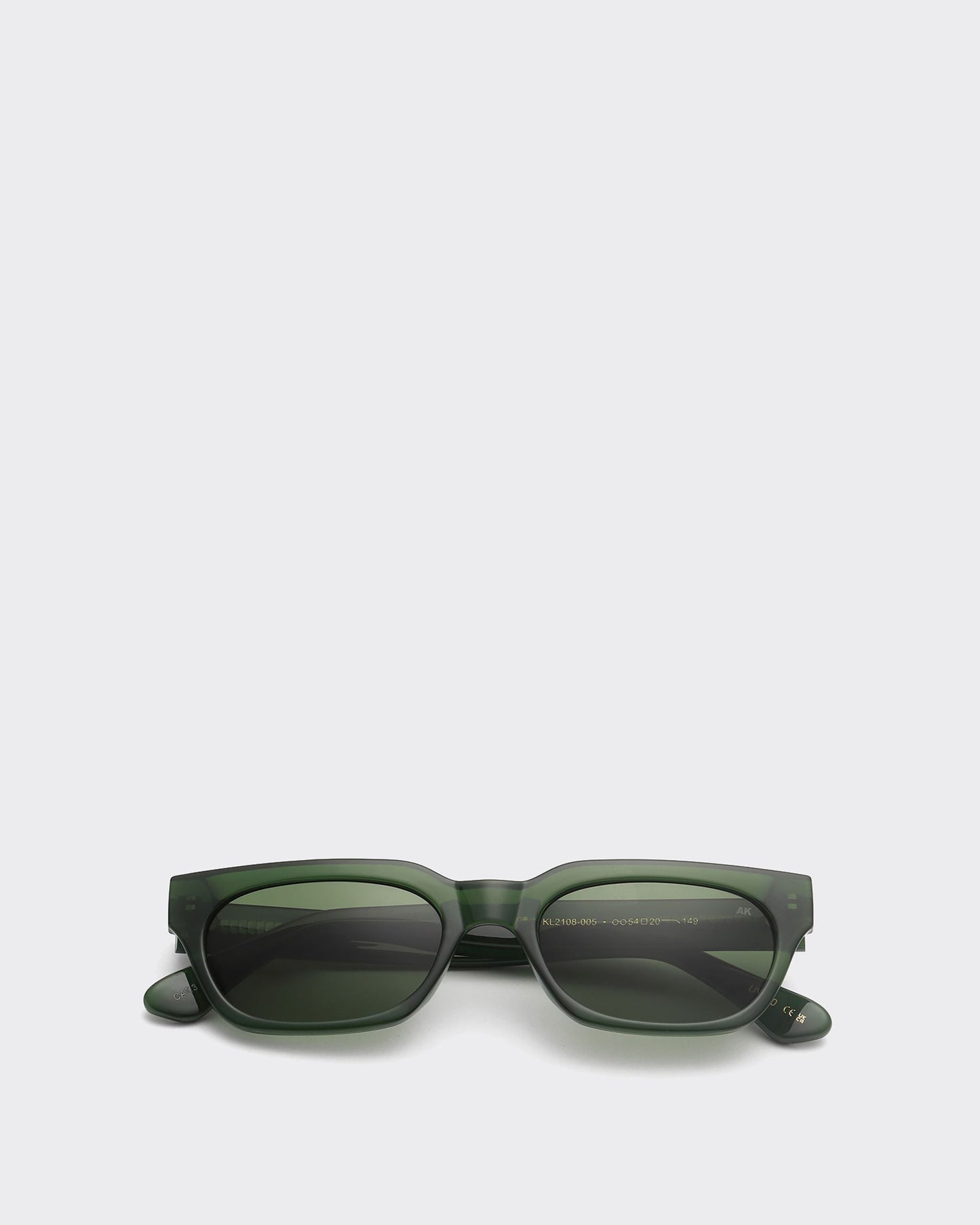Occhiale da Sole Bror Verde Scuro Transparent