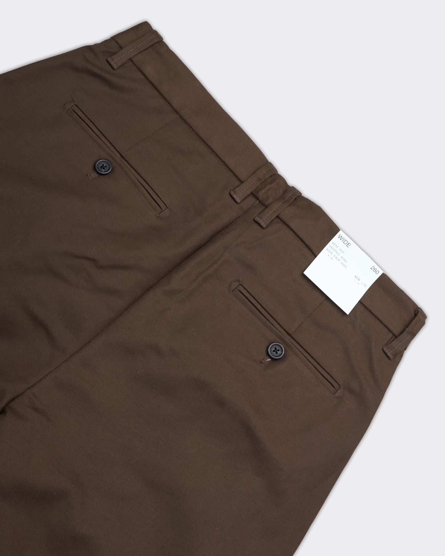 Pantalone Pleat Adam Wide Demitasse