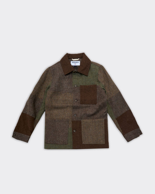 Giacca Dorr Patchwork Brown Multicolor