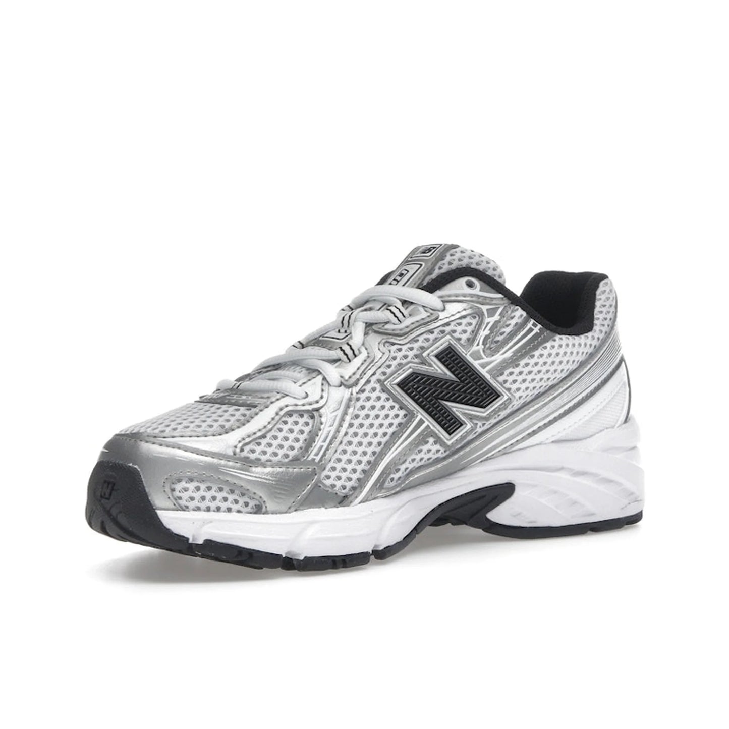 New Balance 740 White Silver Metallic Navy