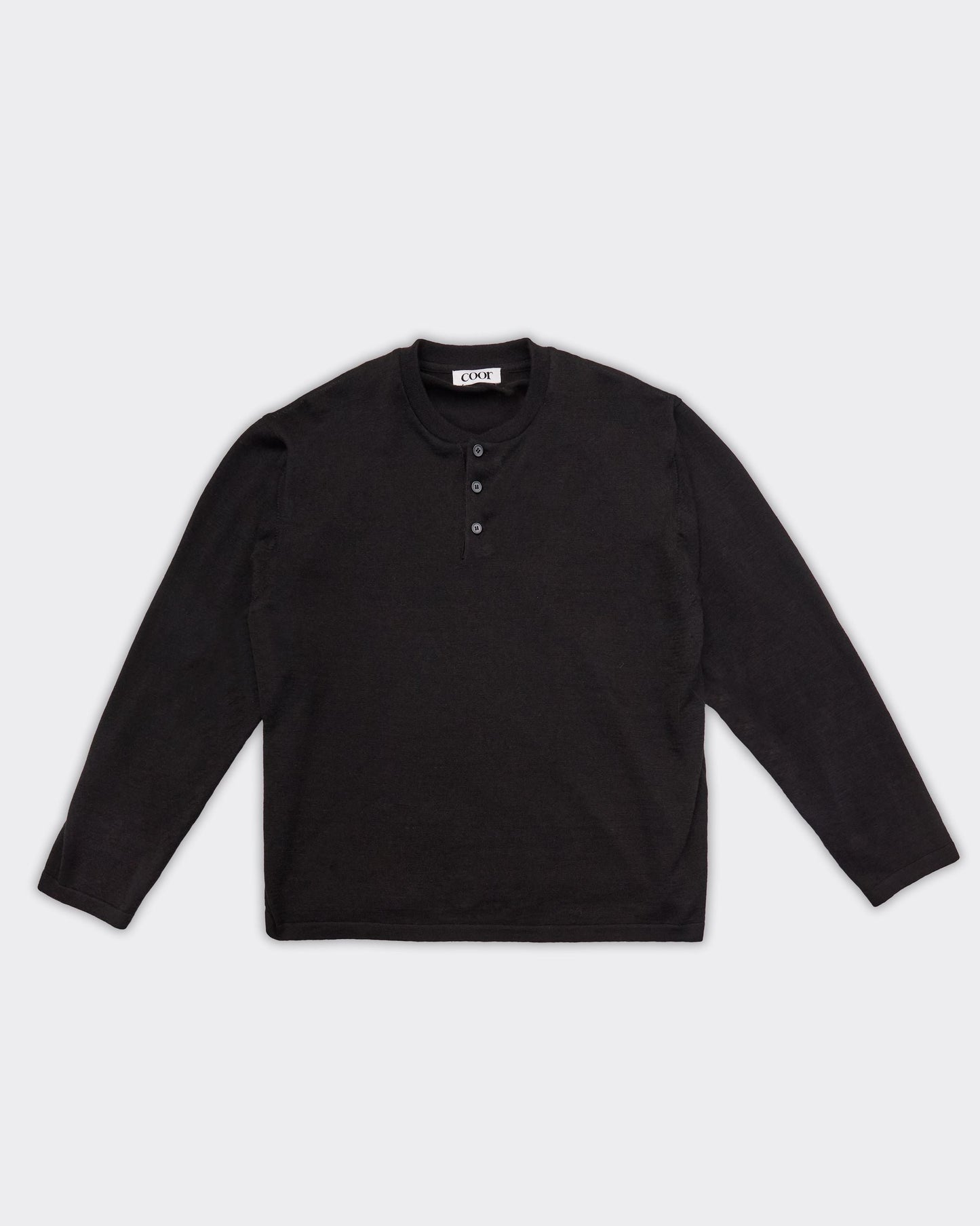 Longsleeve Linen And Wool Nera