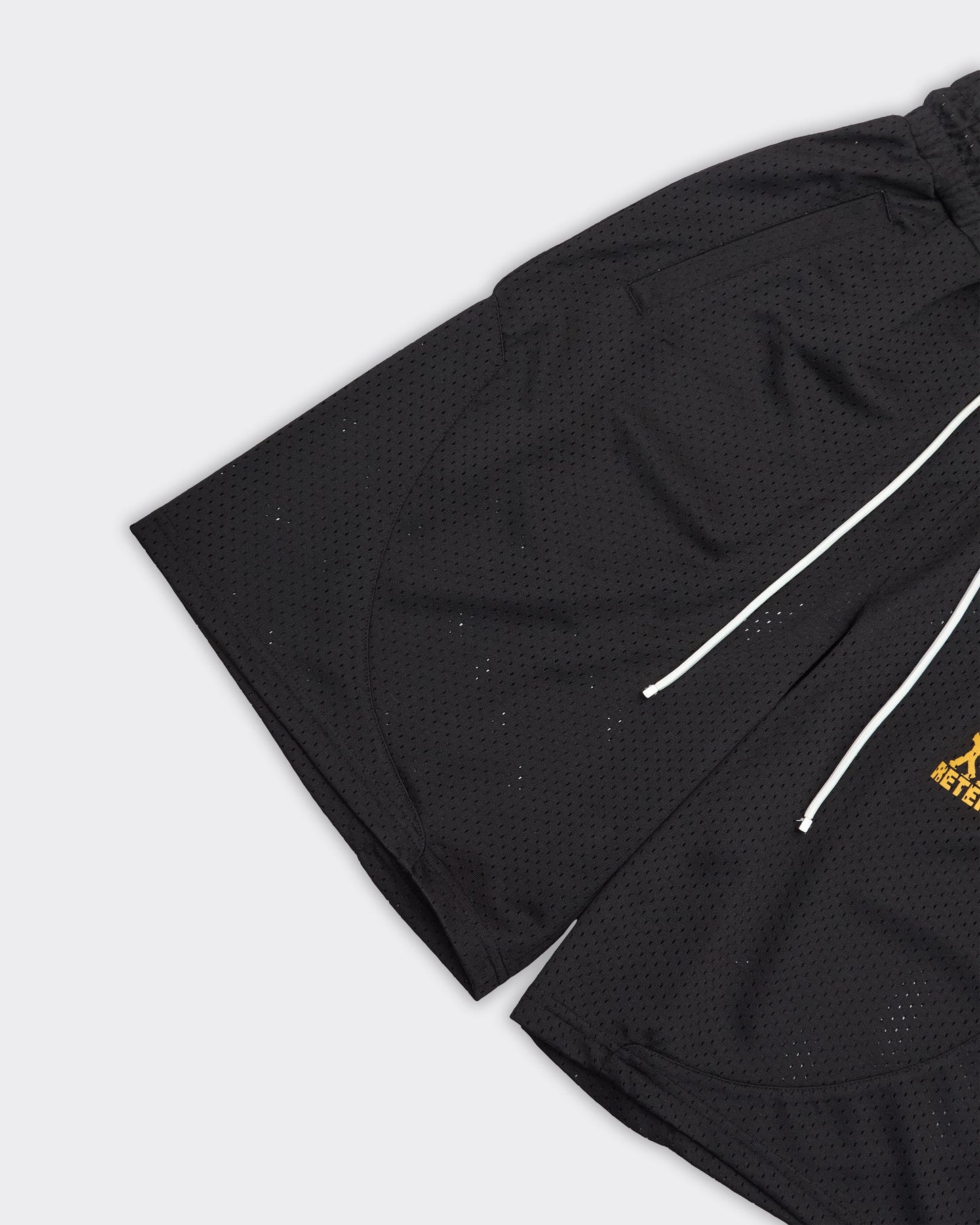 Short Mesh Creative Dept Logo Nero