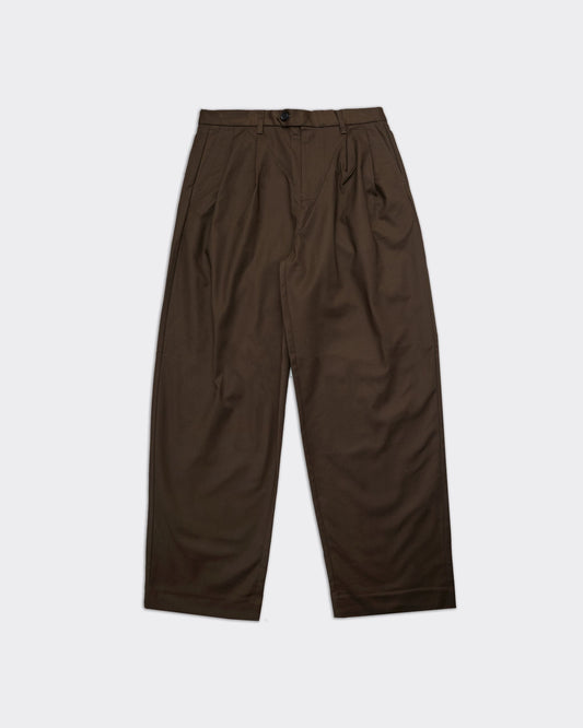 Pantalone Pleat Adam Wide Demitasse