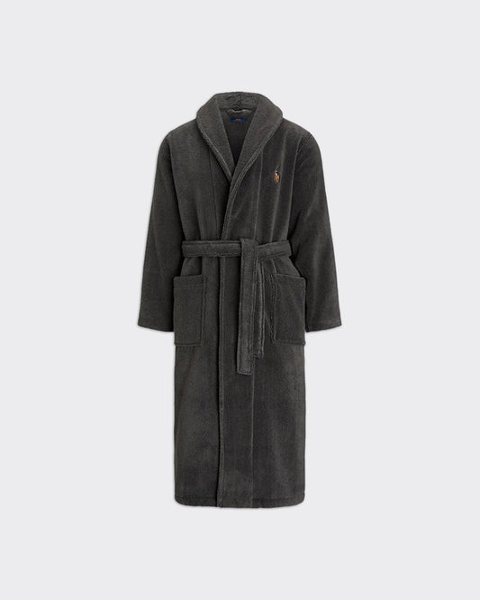 Accappatoio Lounge Small Logo Grigio
