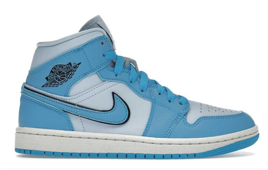 jordan 1 mid se ice blue (women's)
