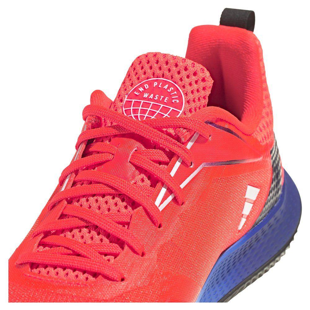 Scarpe da Tennis Defiant Speed Clay Solar Red/Cloud White/Blue Fusion