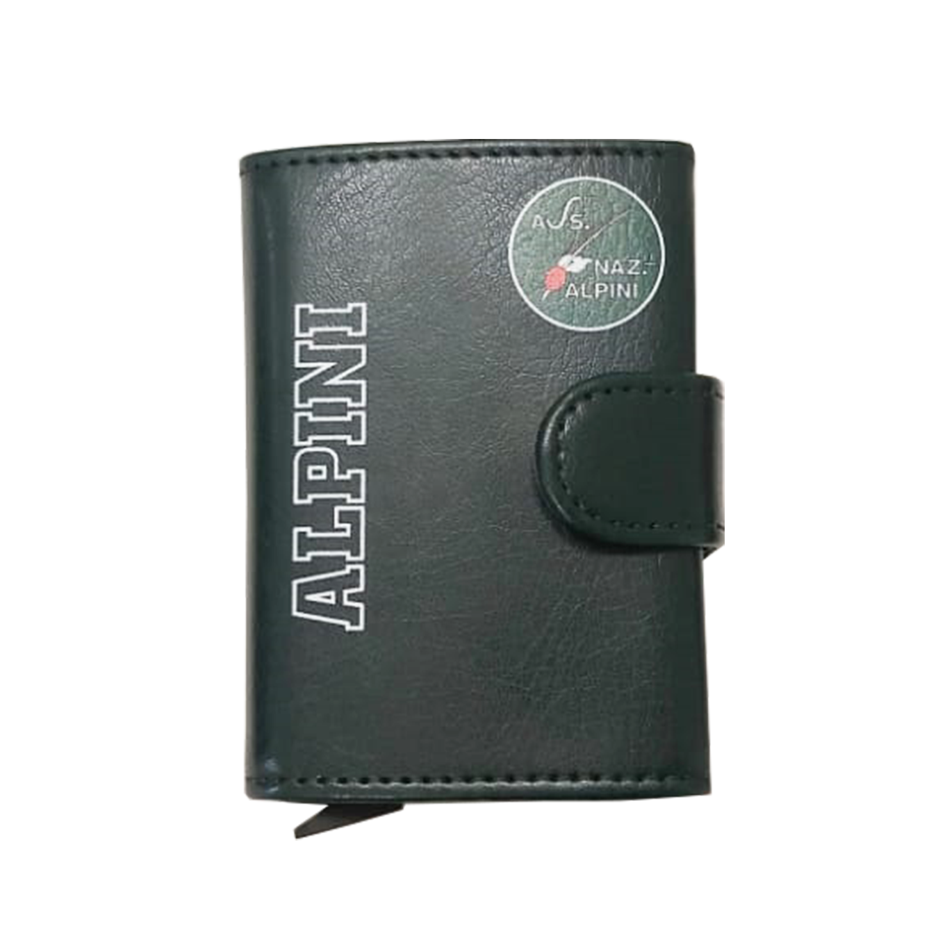 Portafoglio con tasca per monete logo ANA e scritta ALPINI