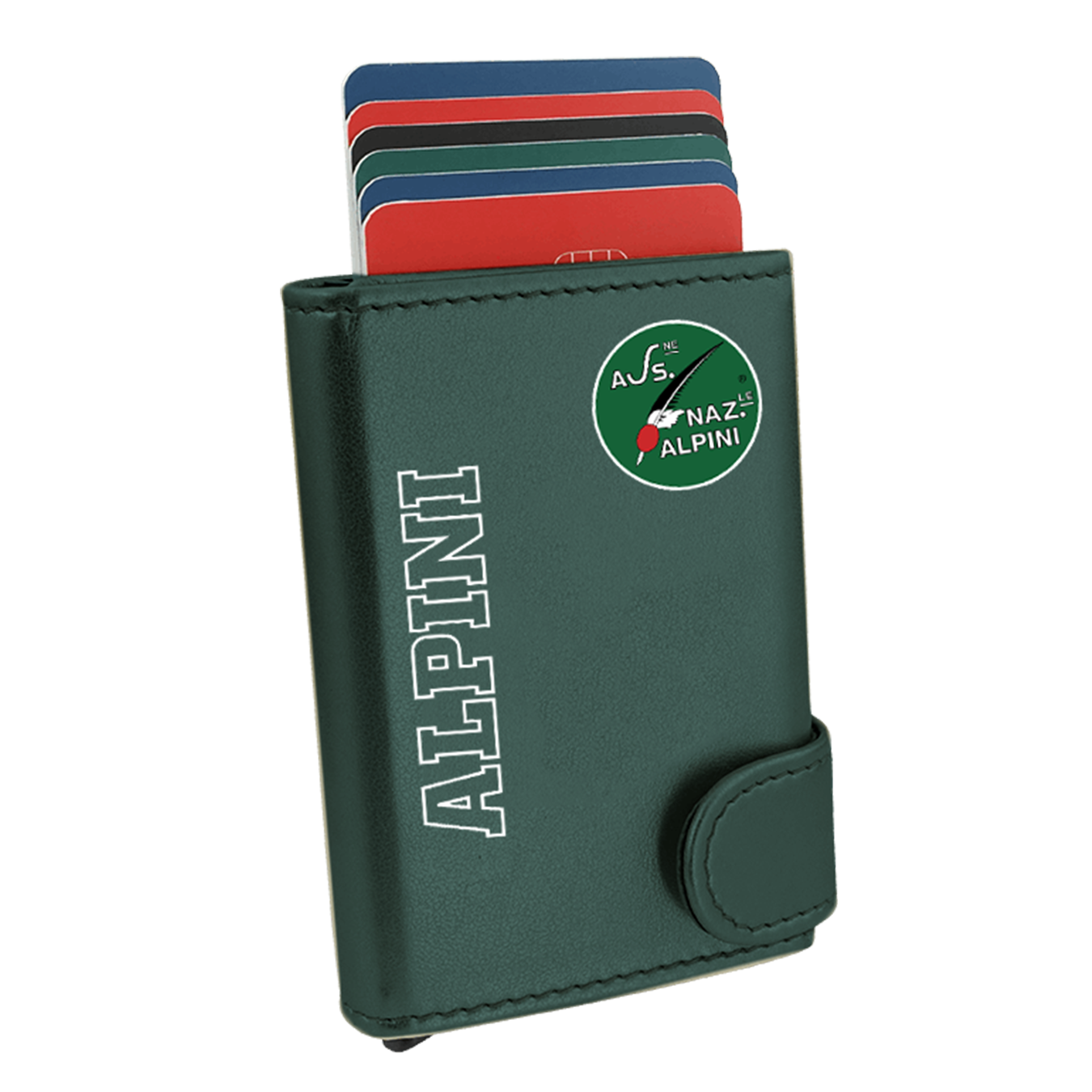 Portafoglio logo ANA e scritta ALPINI