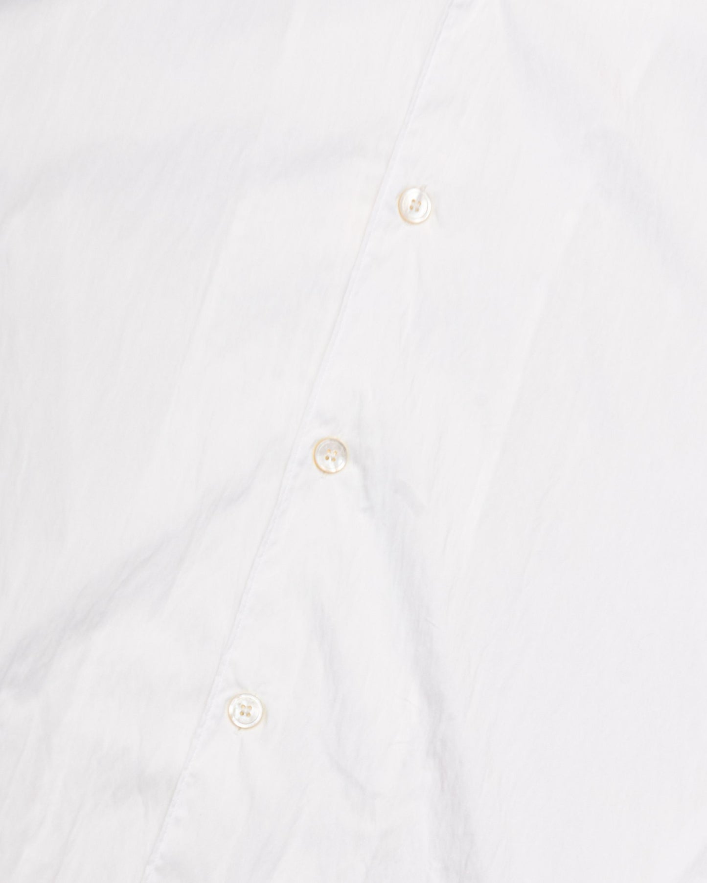 Camicia Ss Natural Wrinkle Bianca