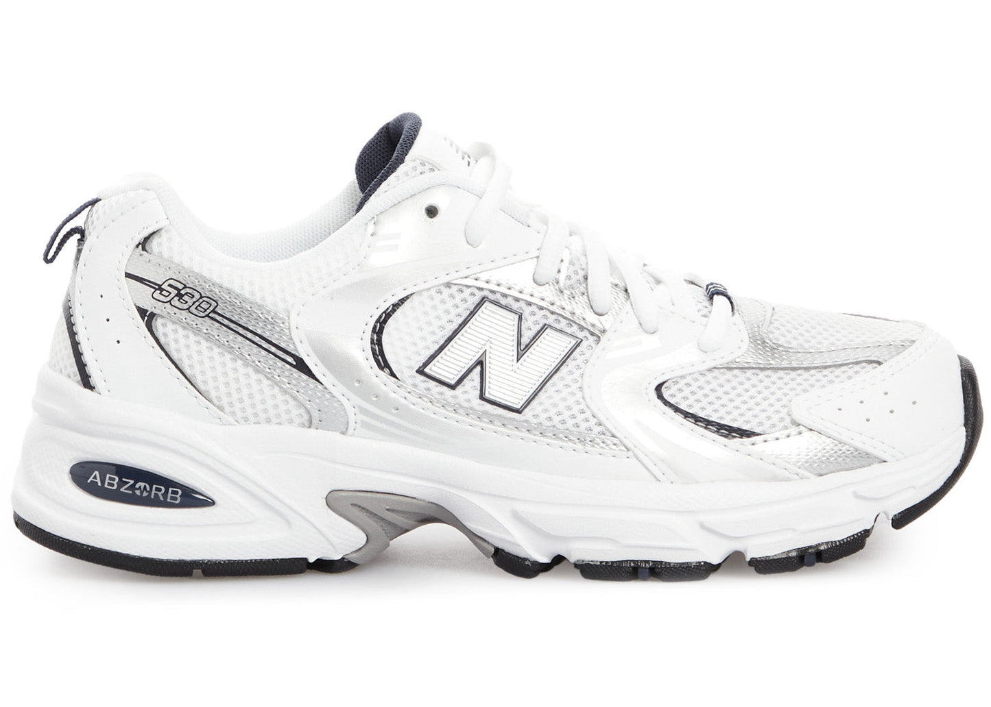 new balance 530 white natural indigo (gs)